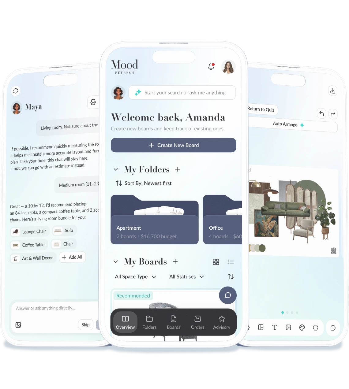 Mood Refresh mobile app